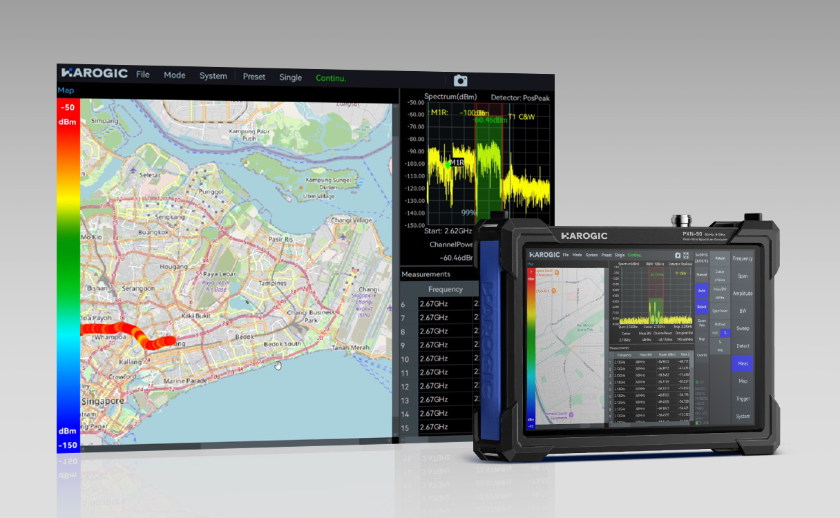 RF Signal Mapping and Geolocation Using HAROGIC Mapping Mode