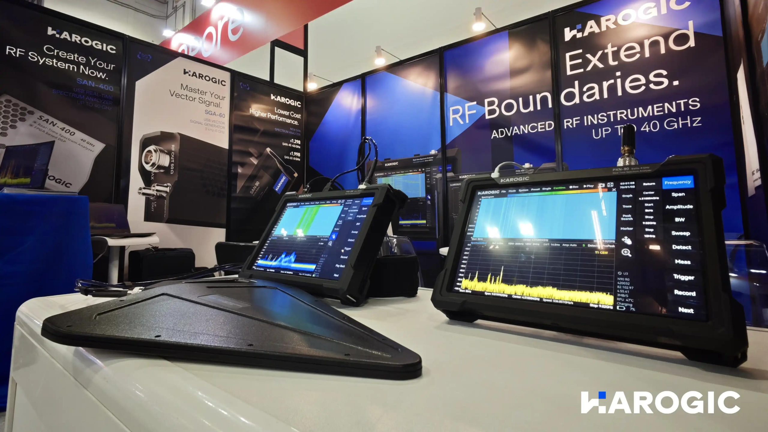 HAROGIC SGA-60 and New Spectrum Analyzer Series