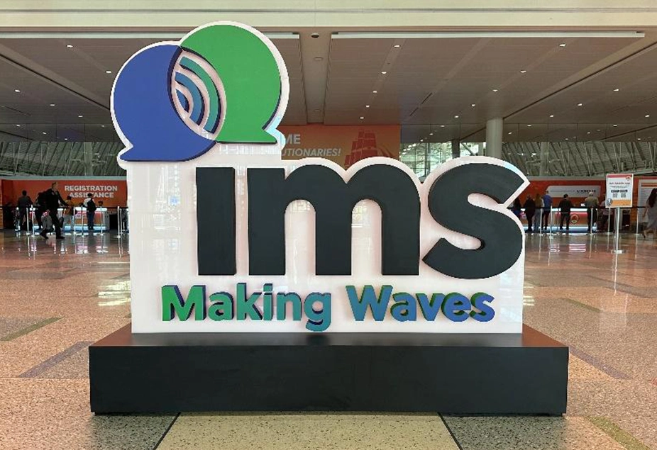 IMS 2026 Making Waves exhibition entrance for the International Microwave Symposium in Boston