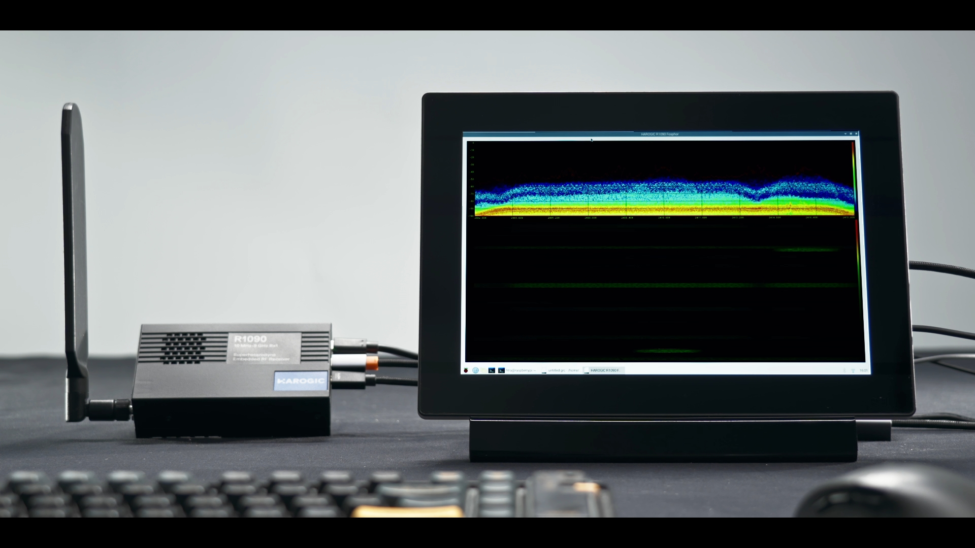Fosphor running on the R1090 embedded Raspberry Pi