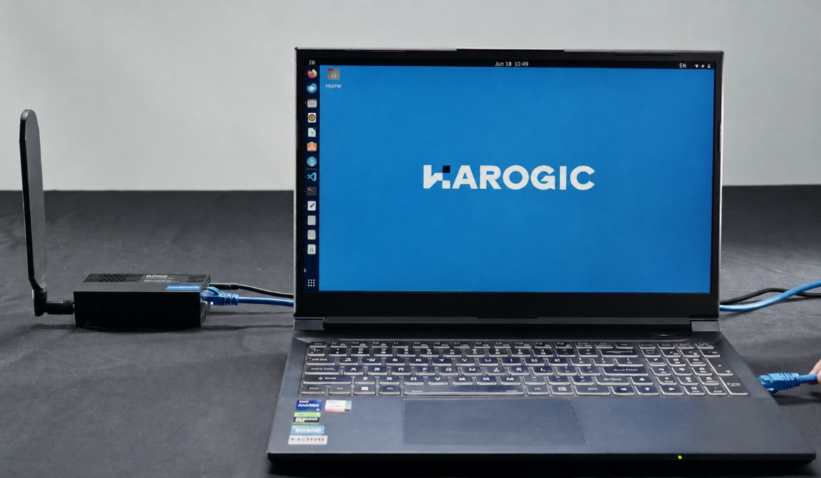 R1090 Fosphor hardware setup with a host computer