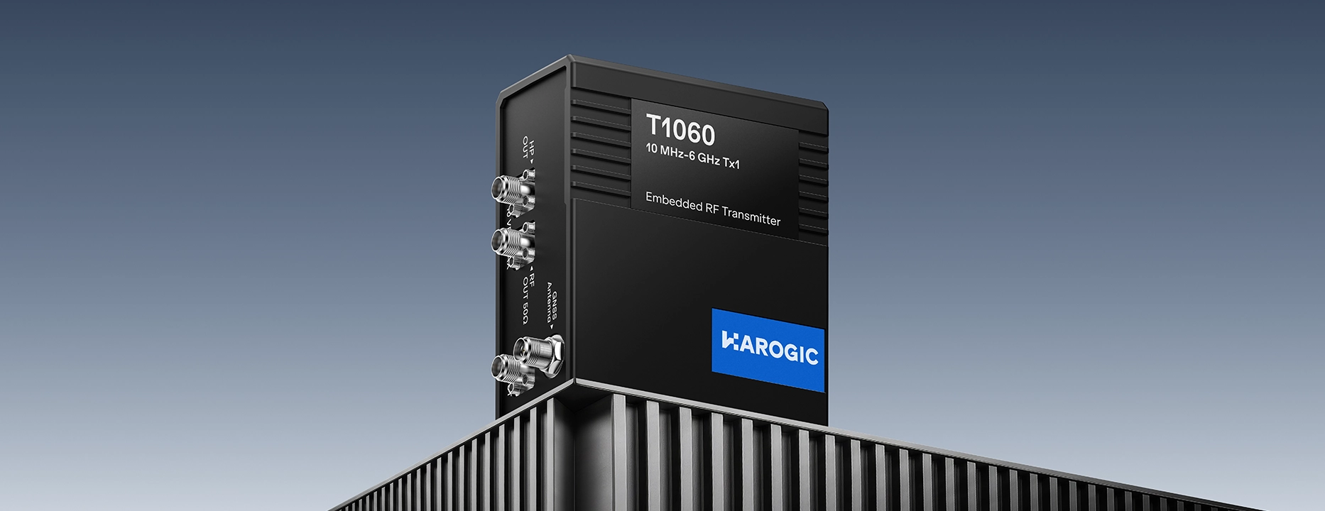 HAROGIC T1060 transmitter and R1000 receiver for record and playback validation
